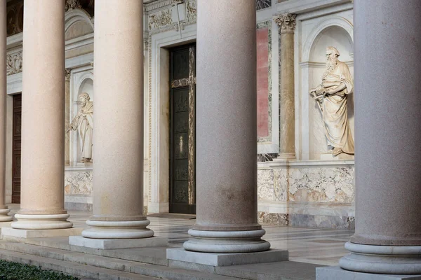 Basilica Papale San Paolo Fuori Mura San Paolo Ostiense Roma — Foto Stock