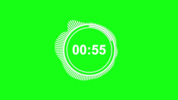 Minuters Timer Snabbare — Stockvideo