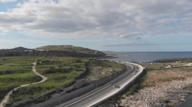 Akdeniz 'e yakın Malta' da işlek otoyol