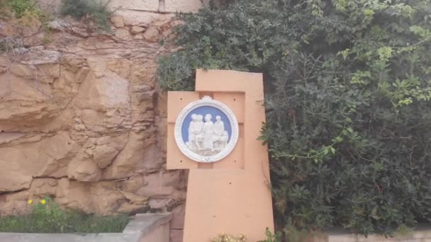 Monument Chrétien Près Église Malta — Video