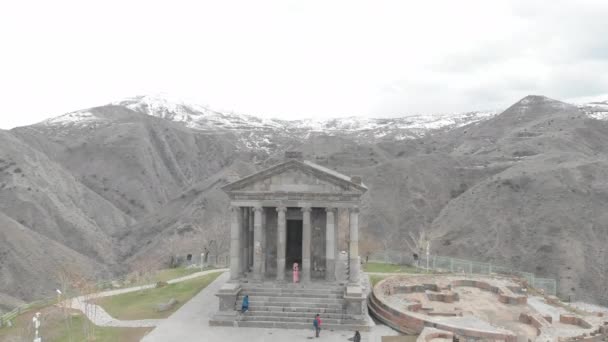 Forntida Tempel Armenien — Stockvideo