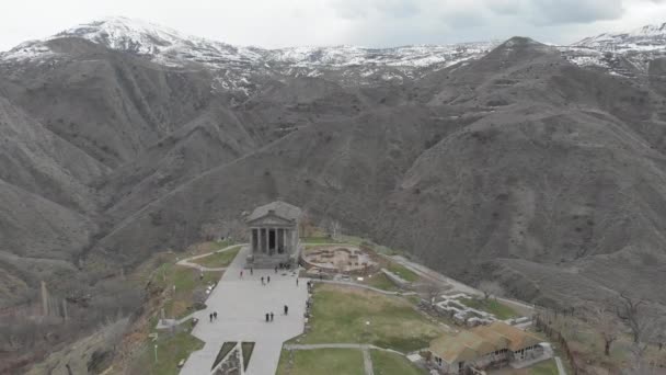 Forntida Tempel Armenien — Stockvideo
