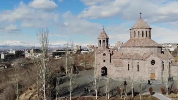 Ancient Church Armenia — Stock Video