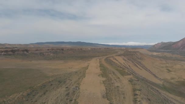 Bellissimo Selvaggio Lago Deserto Caldo — Video Stock