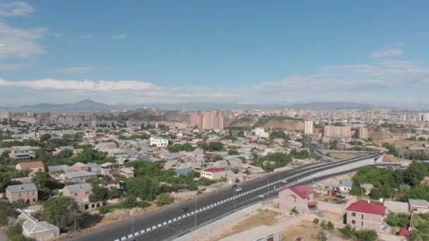 Rodovia Aldeia Cidade — Vídeo de Stock