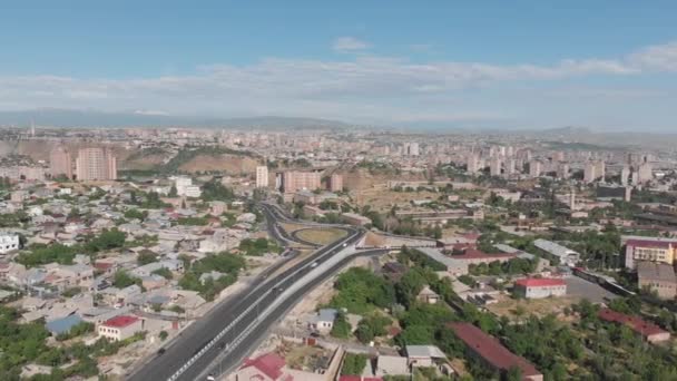 Rodovia Aldeia Cidade — Vídeo de Stock