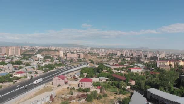 Rodovia Aldeia Cidade — Vídeo de Stock