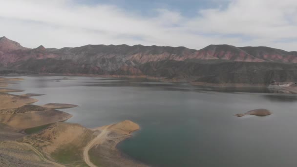 Beau Lac Dans Désert — Video