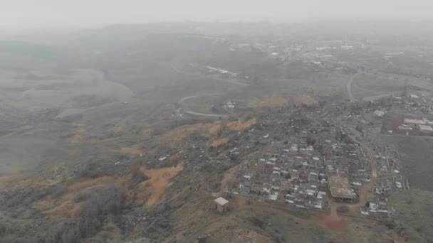 Paysages Dans Brume Forêt — Video