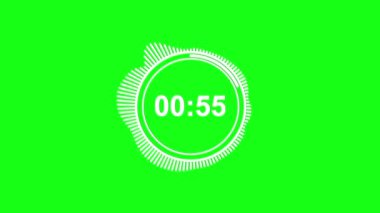 5 dakika neon geri sayımı, kroma anahtarı