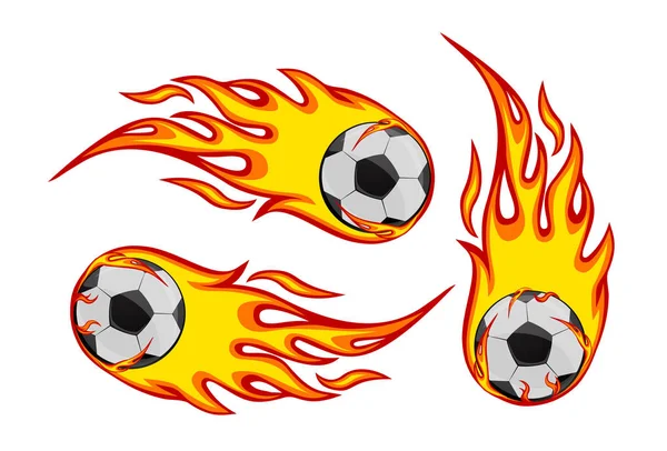 Futbol topu kümesi yanıyor