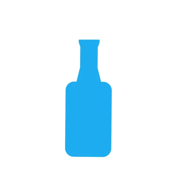 Alkohol Nápoje Ikona Bílém Pozadí — Stock fotografie