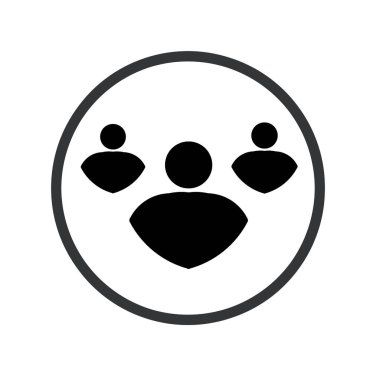 Beyaz arkaplanda hesap simgesi. İletişim sembolü,