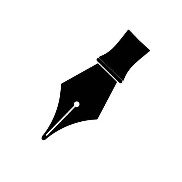 Tintenstift Symbol Auf Weißem Hintergrund Ausrüstung Für Die Erstellung Von — Stockfoto