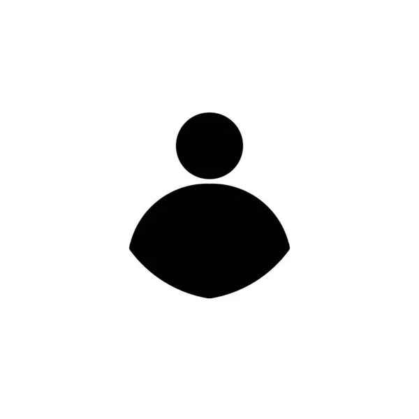 Ikona Účtu Bílém Pozadí Symbol Komunikace — Stock fotografie