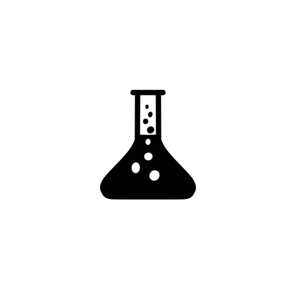 Test Tube Icon White Background Scientific Experiment — Stock Photo, Image