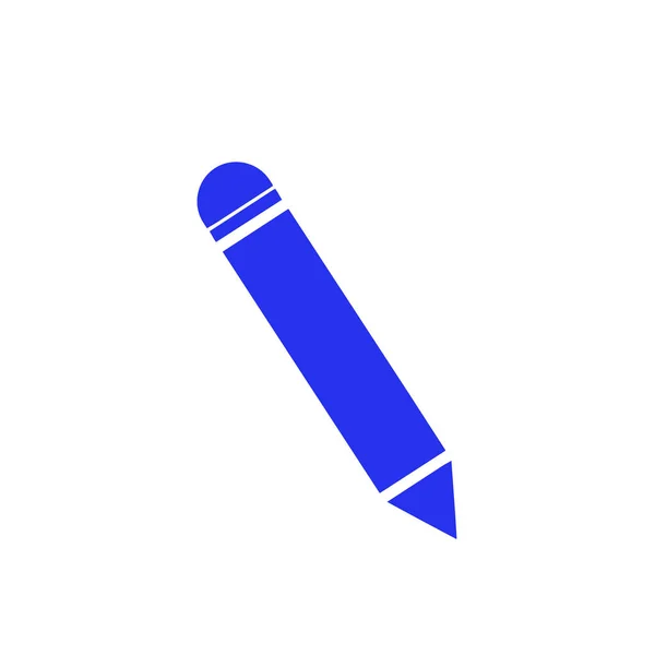 Pencil icon on white background.educational and business tools,