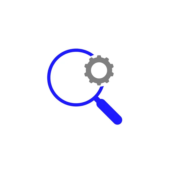 Search Engine Optimisation Icon Zoom Check Work — Stock Photo, Image