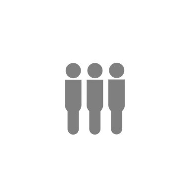 Millet, beyaz arkaplanda Man simgesi. 