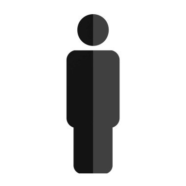 Millet, beyaz arkaplanda Man simgesi. 