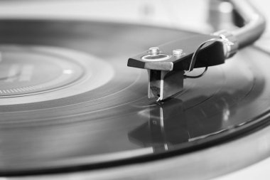 Gramofon oyuncu phonorecord görünümü Kapat