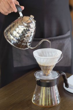 Kahvehane damla kahve görünümü Kapat