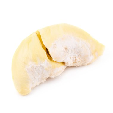 Beyaz arka plan üzerinde izole meyve durian kralı