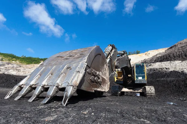 sarı Ekskavatör kömür benim çalışma