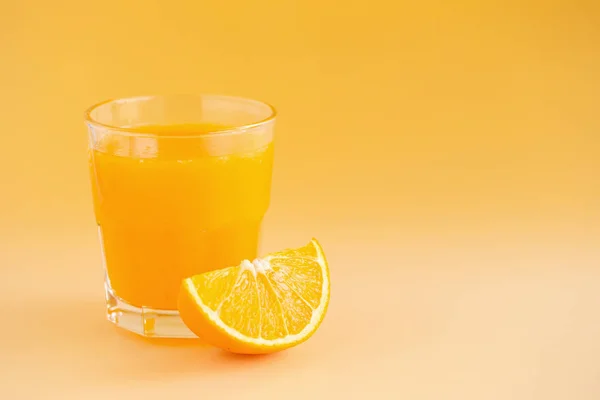 Copo Suco Laranja Nutriente Fresco — Fotografia de Stock