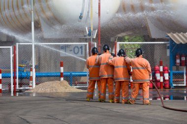 Lpg Gaz tankları su püskürtme itfaiye