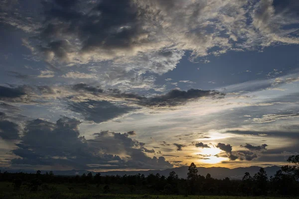 Scenic View Sky Different Clouds — Stock Photo, Image