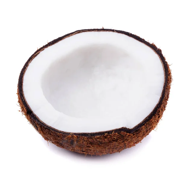 Fresh Coconut Isolated White Background — Stock Photo, Image