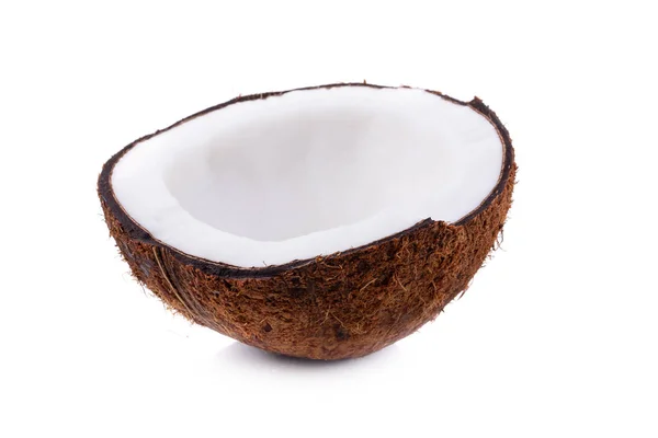 Fresh Coconut Isolated White Background — Stock Photo, Image