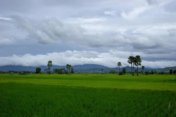 Bulutlu gün, Tayland vadide kırsalında görünümünü
