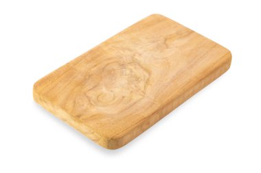 Tahta beyaz arka planda izole edilmiş.