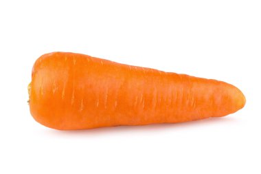 Carrots isolated on white background With clipping path. clipart