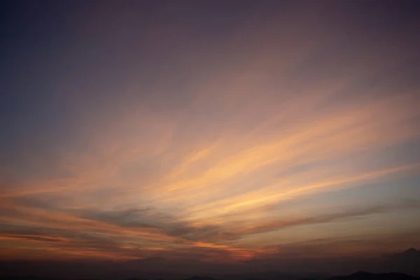 Sunset Colorful Dramatic Sky Countryside — Stock Photo, Image