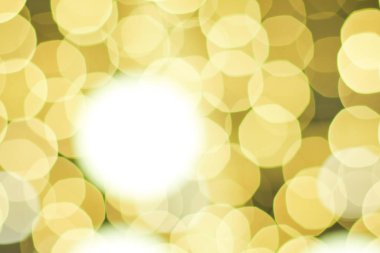 Noel ışık gece Bokeh, sarı ışık bokeh kutlama