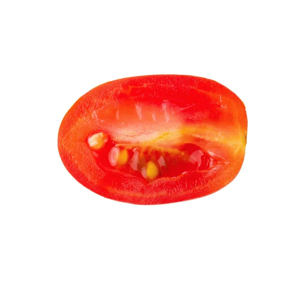 Rode Rijpe Tomaten Geïsoleerd Een Witte Achtergrond — Stockfoto