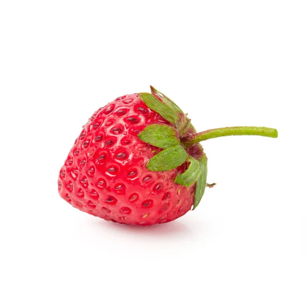 Frische Erdbeeren Isoliert Auf Weißem Hintergrund — Stockfoto