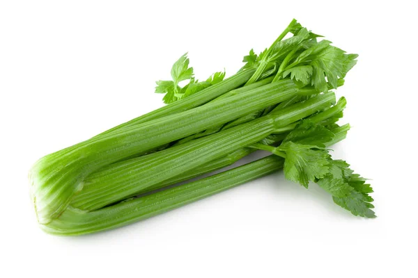 Čerstvý Celer Izolovaný Bílém Pozadí — Stock fotografie