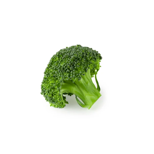 Fresh broccoli blocks for cooking isolated over white background — Stock Photo, Image