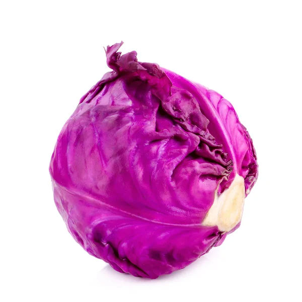 Red Cabbage White Background — Stock Photo, Image