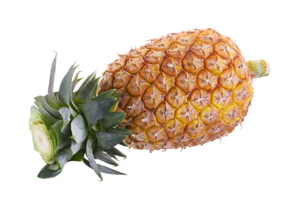 Ananas Geïsoleerd Een Witte Achtergrond Studio — Stockfoto