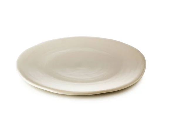 Άδειο Πιάτο Λευκό — Φωτογραφία Αρχείου