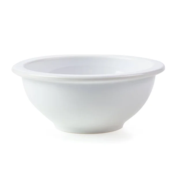 White Ceramic Bowl isolated on white background — Stock Photo, Image