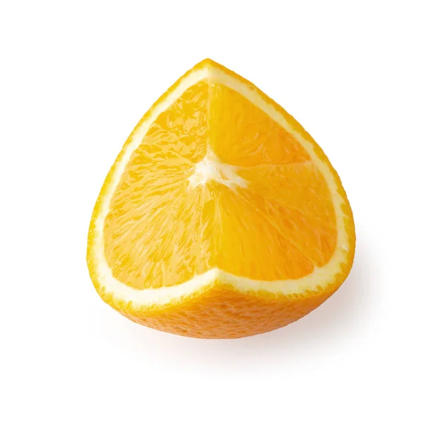 Fresco en rodajas de jalá jalá jalá naranjas aisladas sobre fondo blanco — Foto de Stock