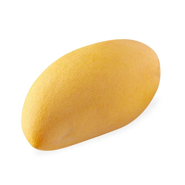 Желтый плод манго на белом фоне — стоковое фото