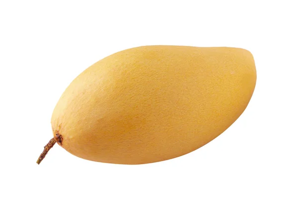 Sárga mangó gyümölcs elszigetelt fehér alapon — Stock Fotó