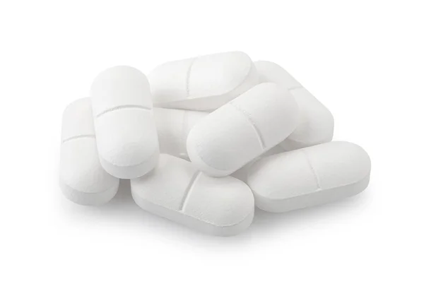 Paracetamol kábítószer izolált fehér alapon. — Stock Fotó